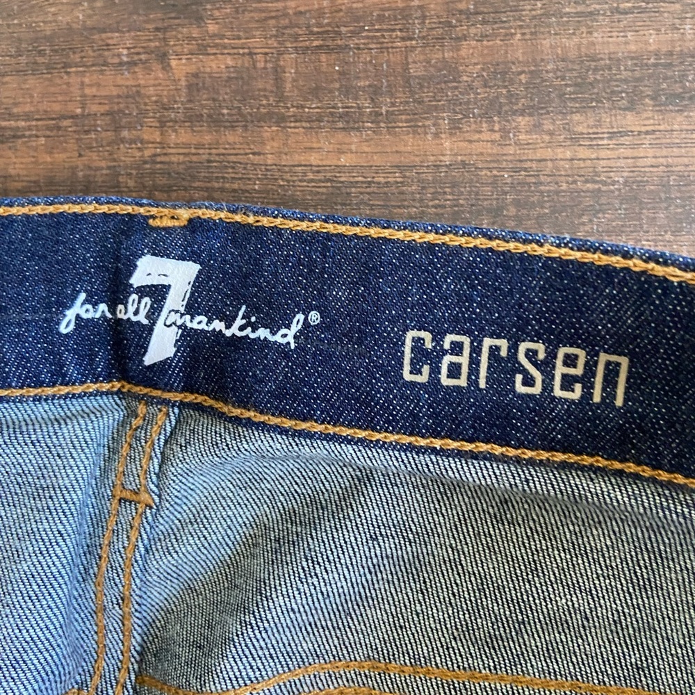 7 For All Mankind Standard and Carsen Jeans sz 32x33 - Picture 4 of 10